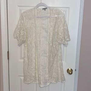 Charlotte Russe lace kimono